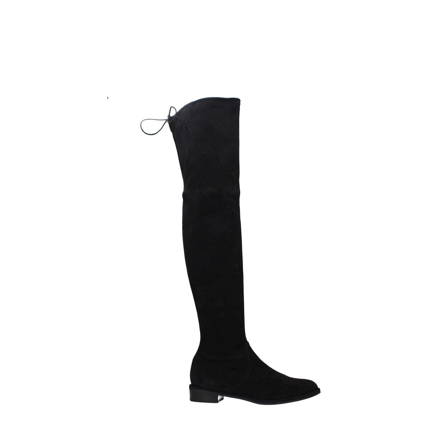 Stuart Weitzman Black Leather Over The Knee