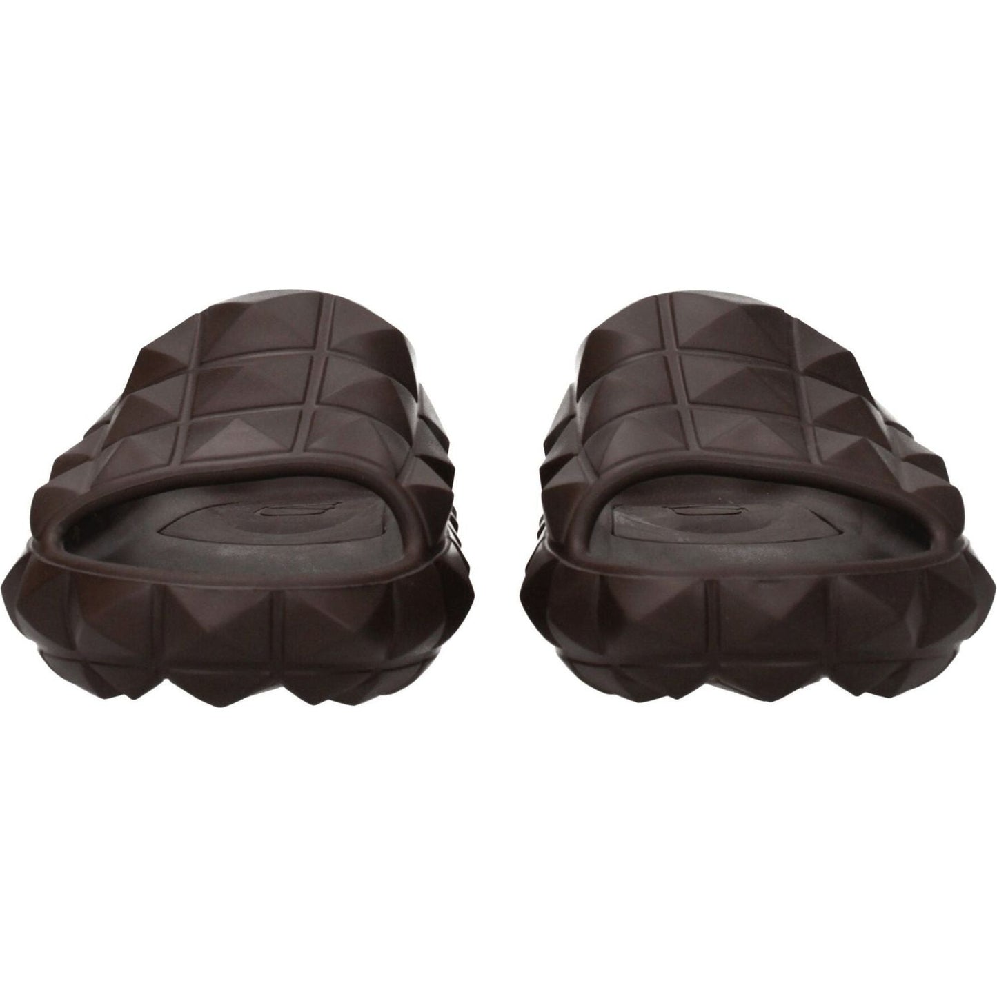Valentino Garavani Brown Cotton Slippers Sandals VA-8547244179721-EU40/US7