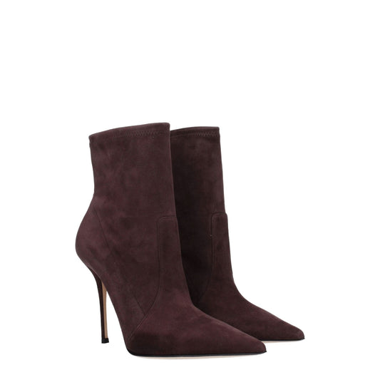 Casadei Brown Leather Ankle Boots CA-8547443638537-EU36/US6