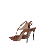 Casadei Pink Leather High Heel Pumps CA-8547442557193-EU36.5/US6.5