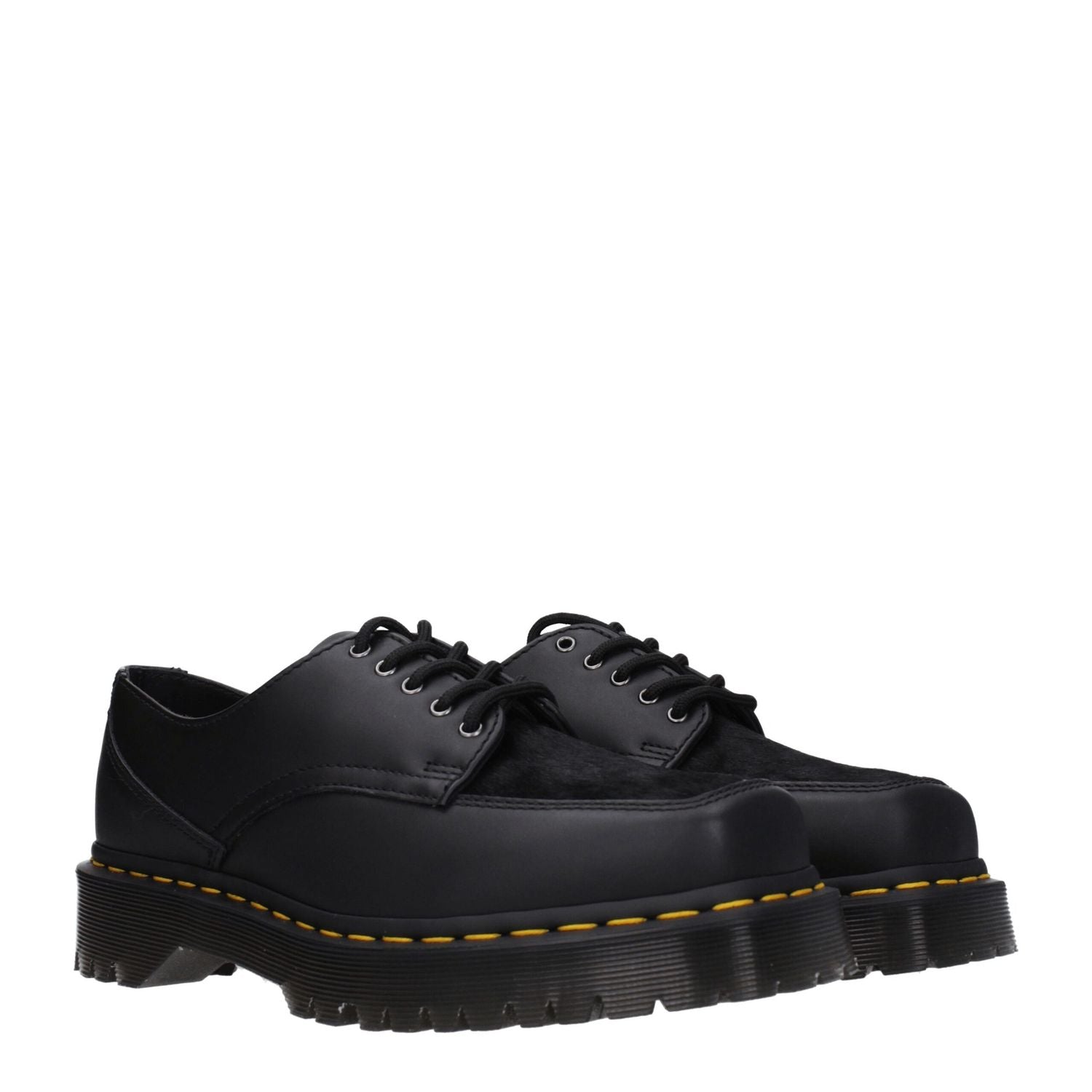 Dr. Martens Black Leather Oxfords And Derbies