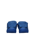 Lanvin Blue Leather Low Tops