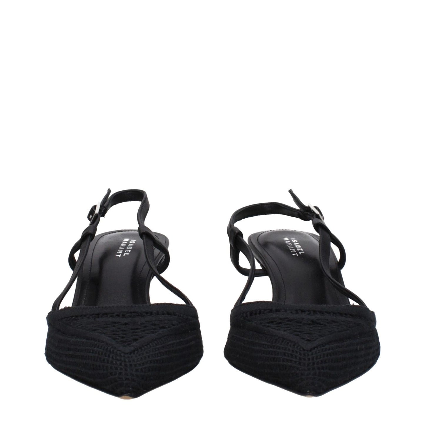 Isabel Marant Black Fabric Mid Heel Pumps