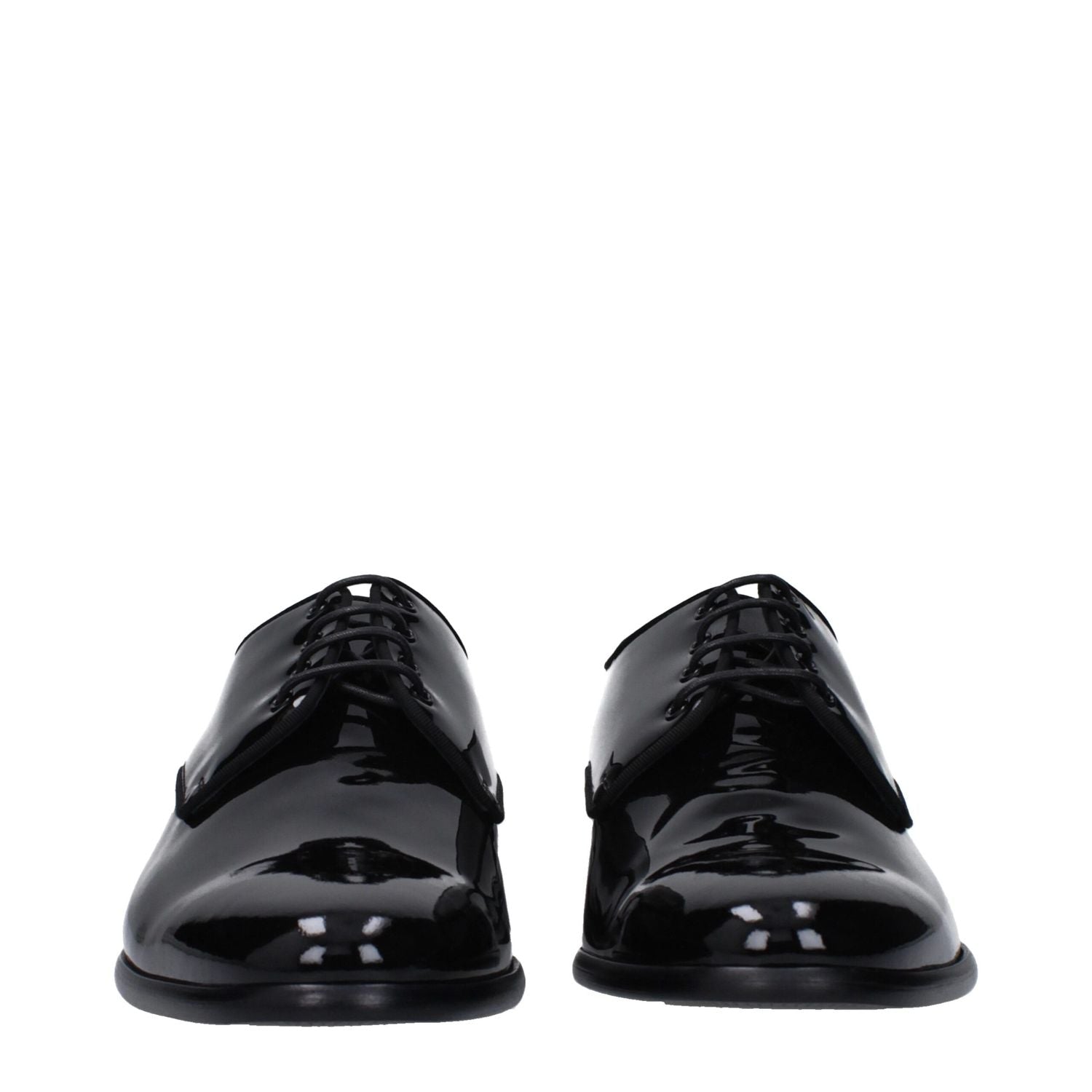 Dolce & Gabbana Black Leather Oxfords And Derbies