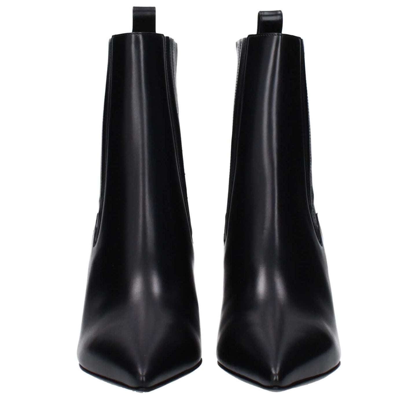 Valentino Garavani Black Leather Ankle Boots