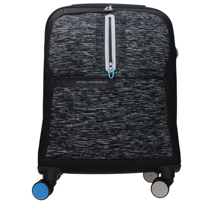 Piquadro Black Fabric Luggage And Travel