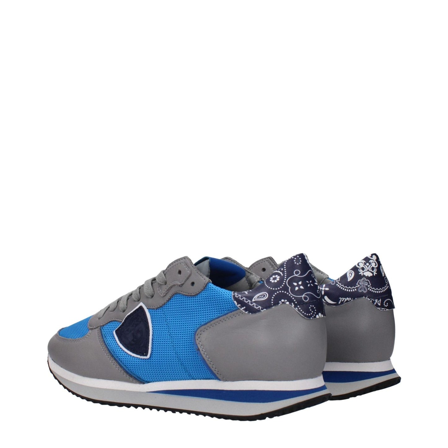 Philippe Model Blue Fabric Low Tops PH-15084983025929-EU42/US9