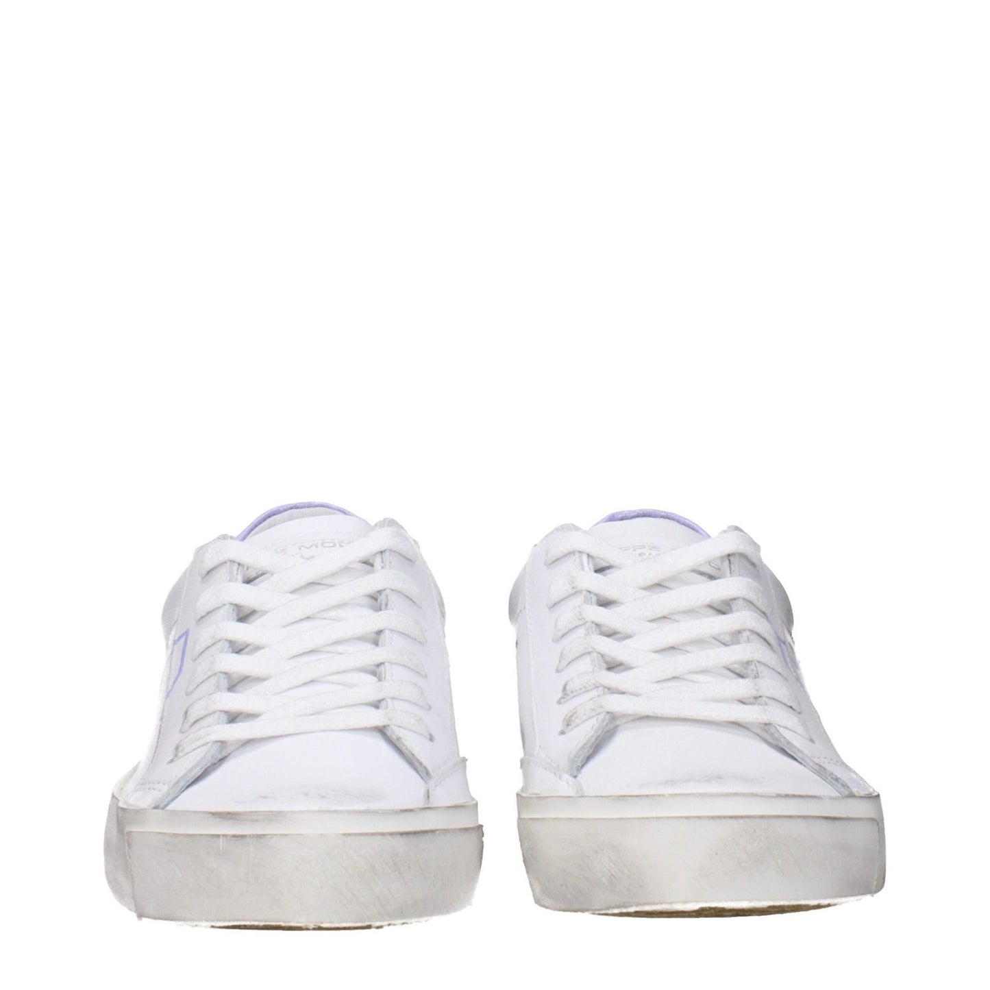 Philippe Model White Leather Low Tops