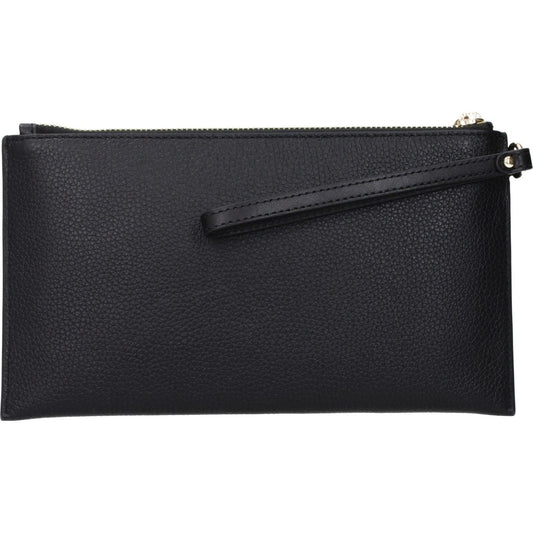 Michael Kors Black Leather Clutch Bags