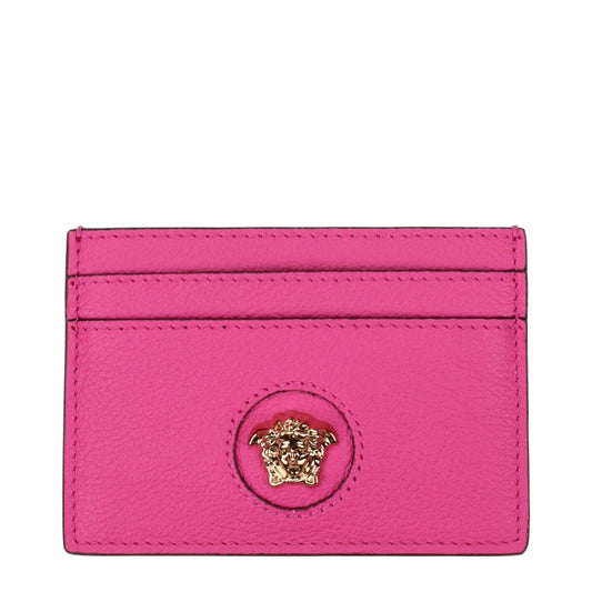 Versace Pink Leather Cardholder