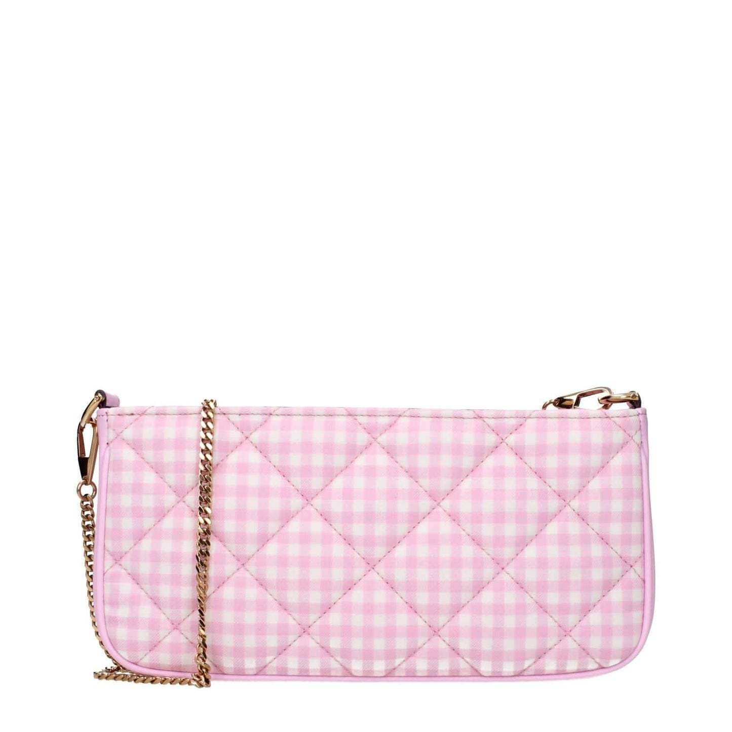 Versace Pink Fabric Shoulder Bag