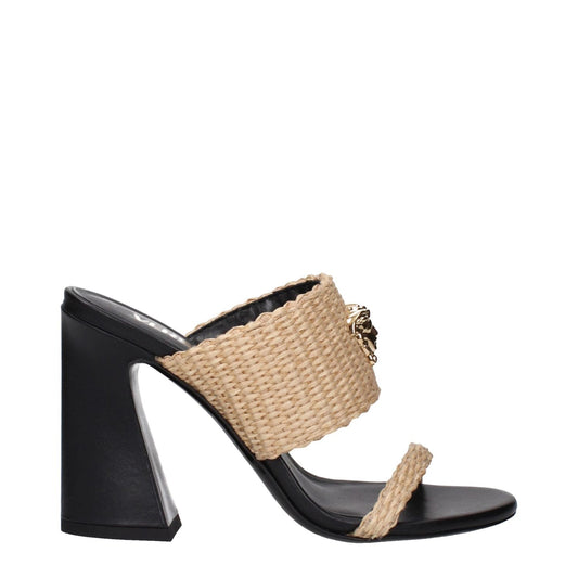 Versace Beige Raffia Platforms VE-15201409827081-EU36/US6
