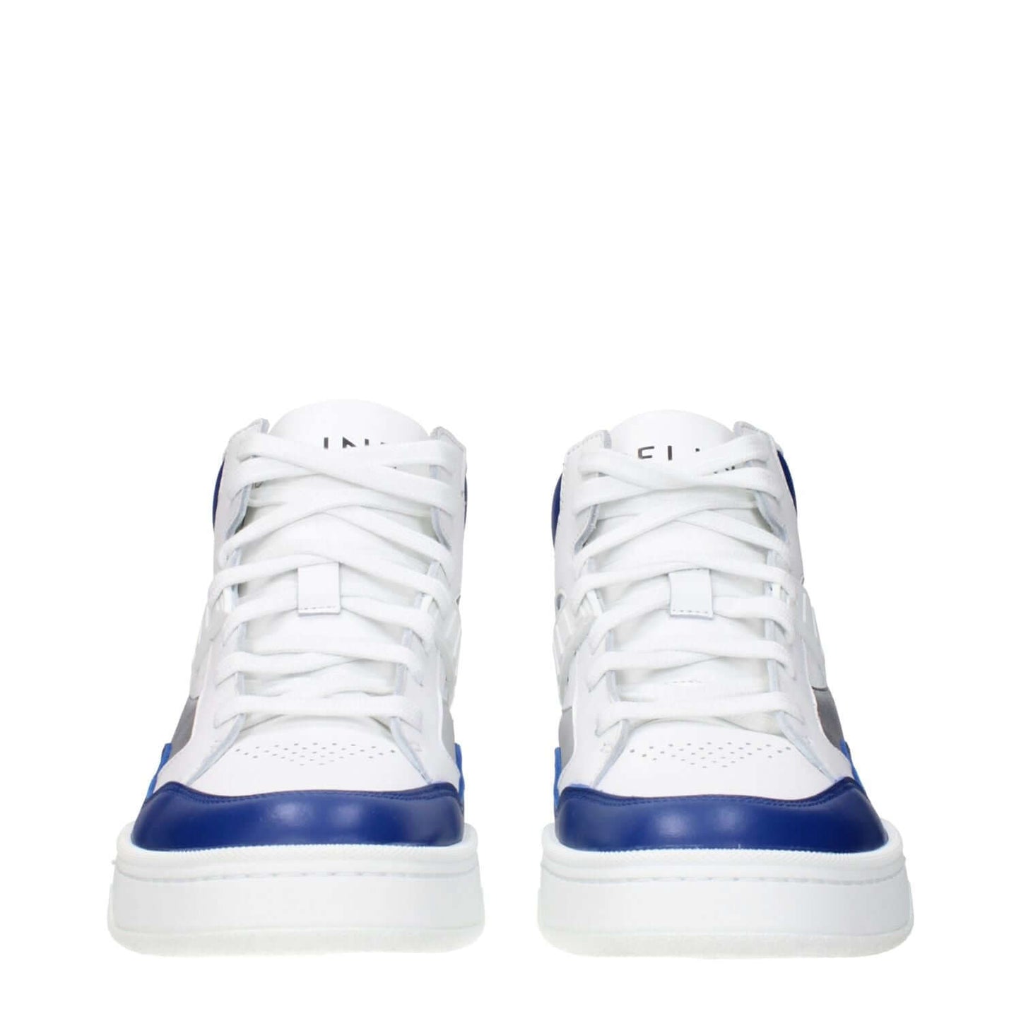 Celine White Leather Athletic Sneakers with front, side, and back logo details