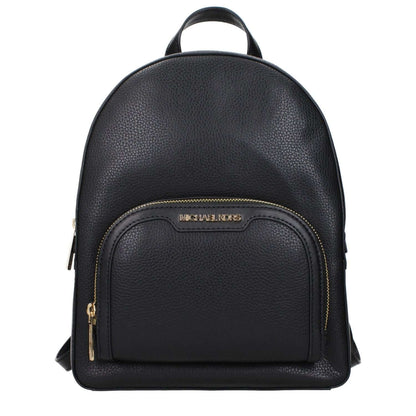 Michael Kors Black Leather Backpack with front logo and adjustable straps, MPN 35S2G8TB2LBLACK, code F83865