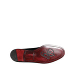Dolce & Gabbana Black Velvet Slip On Loafers Men Formal Shoes