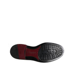 Dolce & Gabbana Black Leather Lace Up Men Derby Formal Shoes