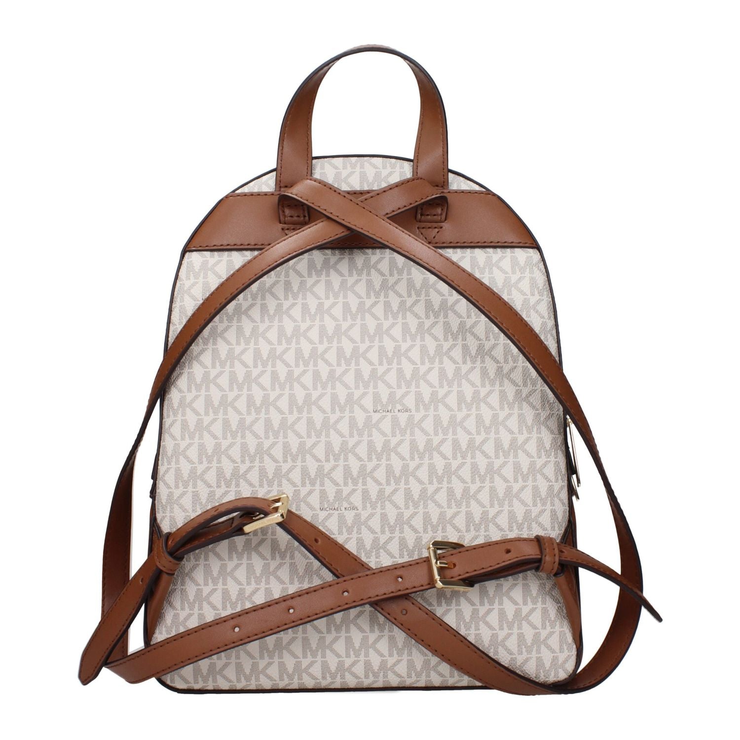 Front view with bag zipped and handles upright.