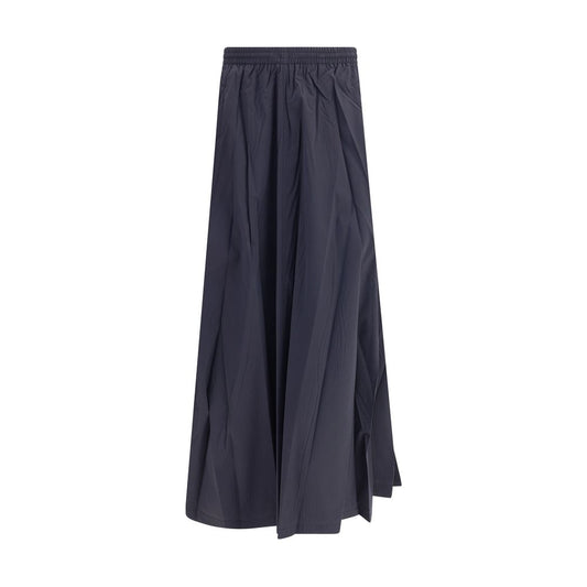 Balenciaga Blue Polyester Long Skirt