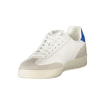 Blauer White Leather Men Sneaker