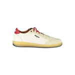 Blauer White Leather Men Sneaker