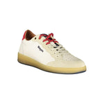 Blauer White Leather Men Sneaker