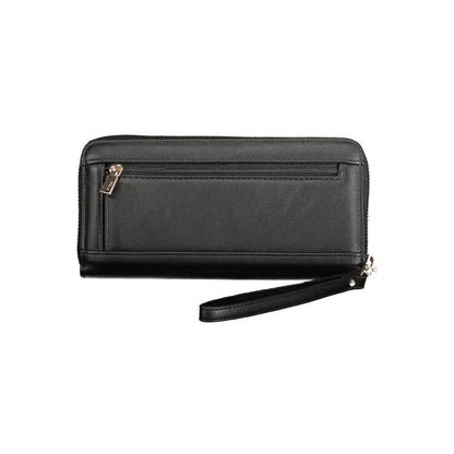 Guess Jeans Black Polyethylene Women Wallet