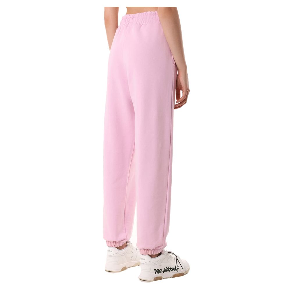 Comme Des Fuckdown Pink Cotton Women Sweatpant