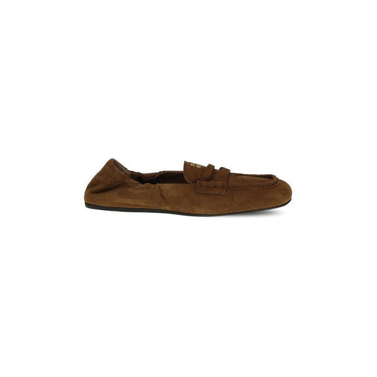 Miu Miu Suede Ruches Loafers MI-5D341EFD005008F0316-EU40/US10