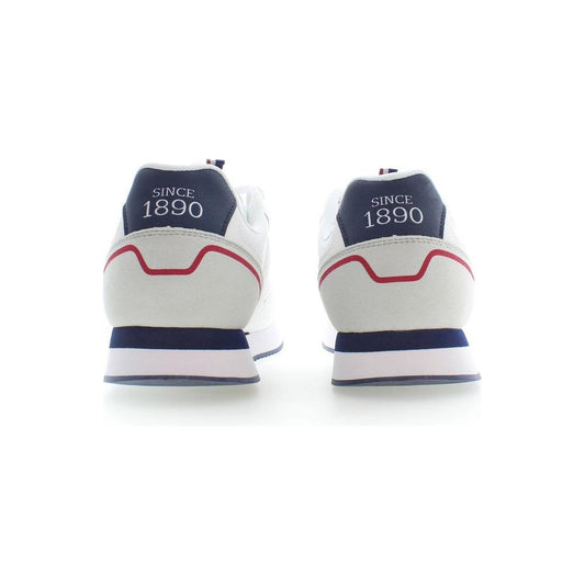 U.S. POLO ASSN. White Polyester Men Sneaker