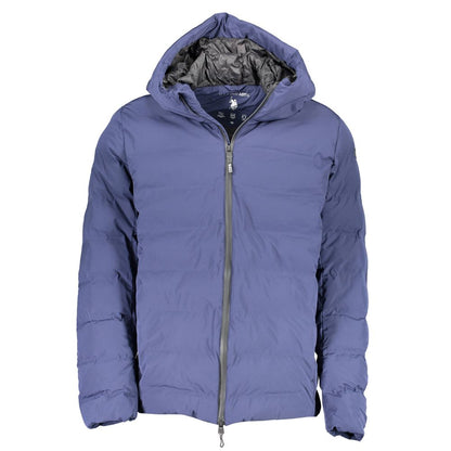 U.S. POLO ASSN. Blue Elastane Jackets & Coat
