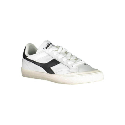 Diadora White Fabric Sneaker
