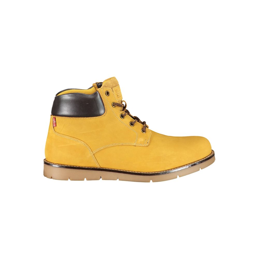 Levi's Yellow Leather Mens Boot