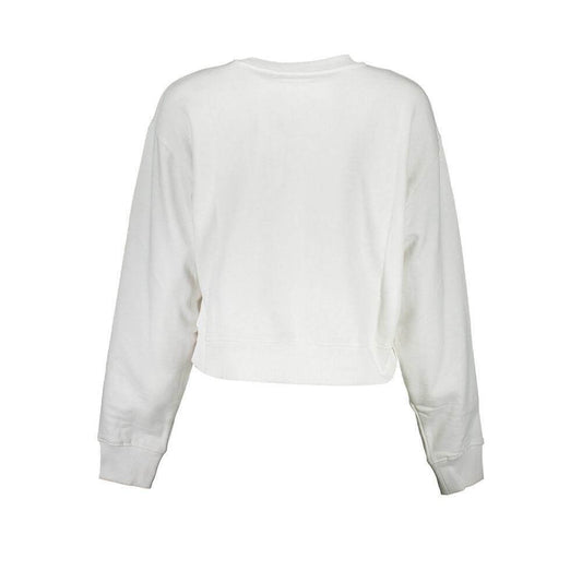 Guess Jeans White Cotton Sweater