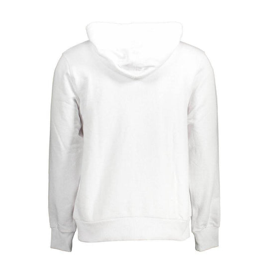 Cavalli Class White Cotton Sweater CA-11068-XXL