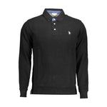 U.S. POLO ASSN. Black Cotton Polo Shirt