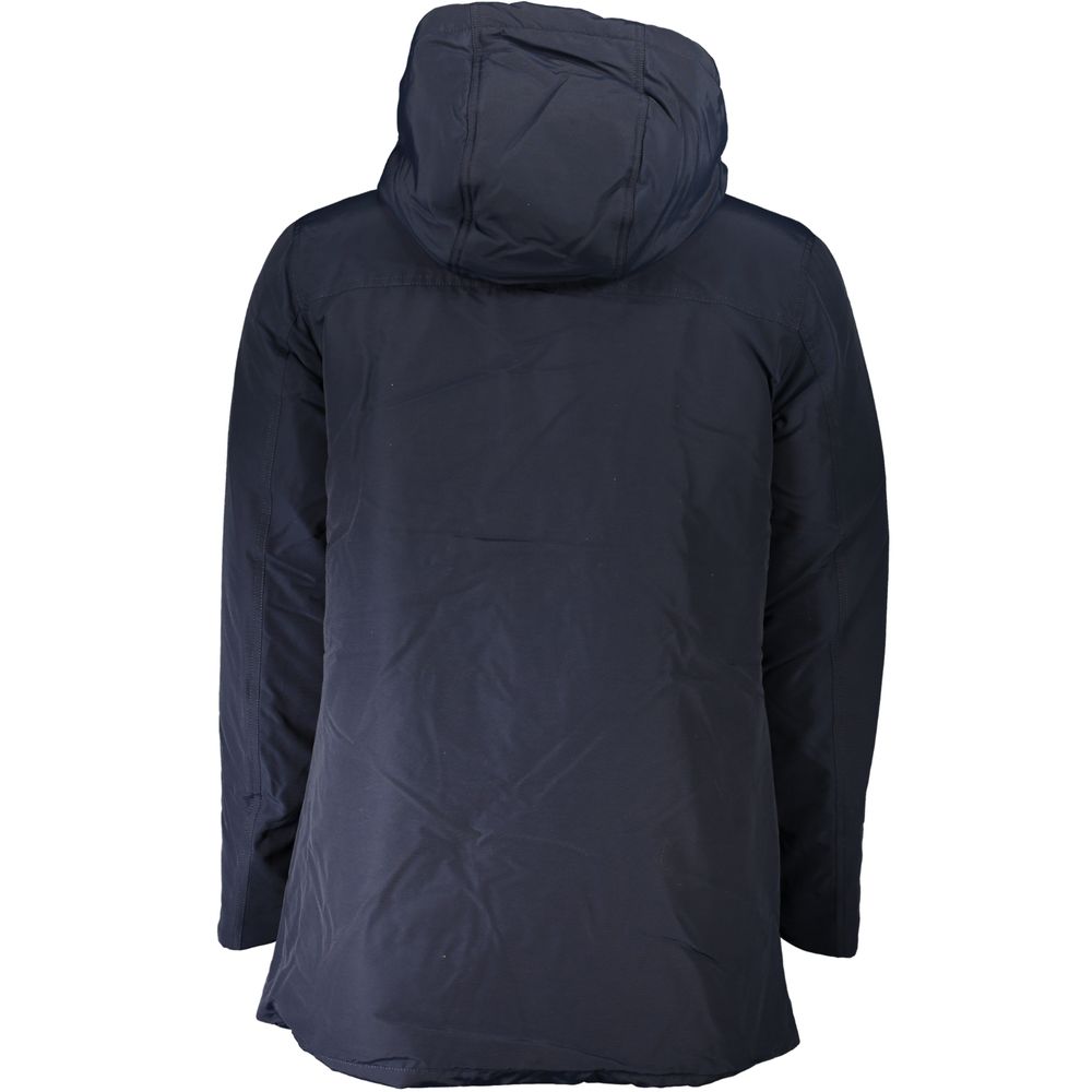 Woolrich Blue Cotton Men Jacket