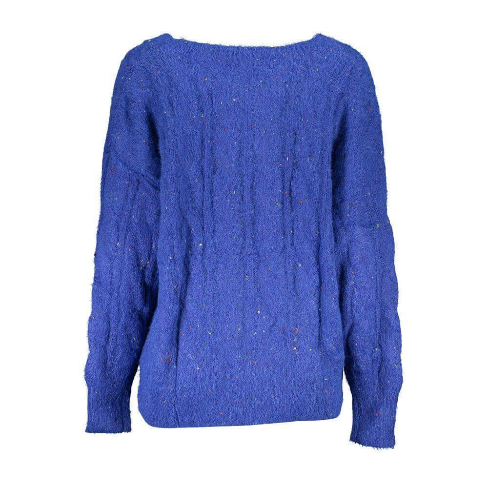 Desigual Blue Polyester Sweater DE-24881-XL