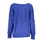 Desigual Blue Polyester Sweater DE-24881-XL