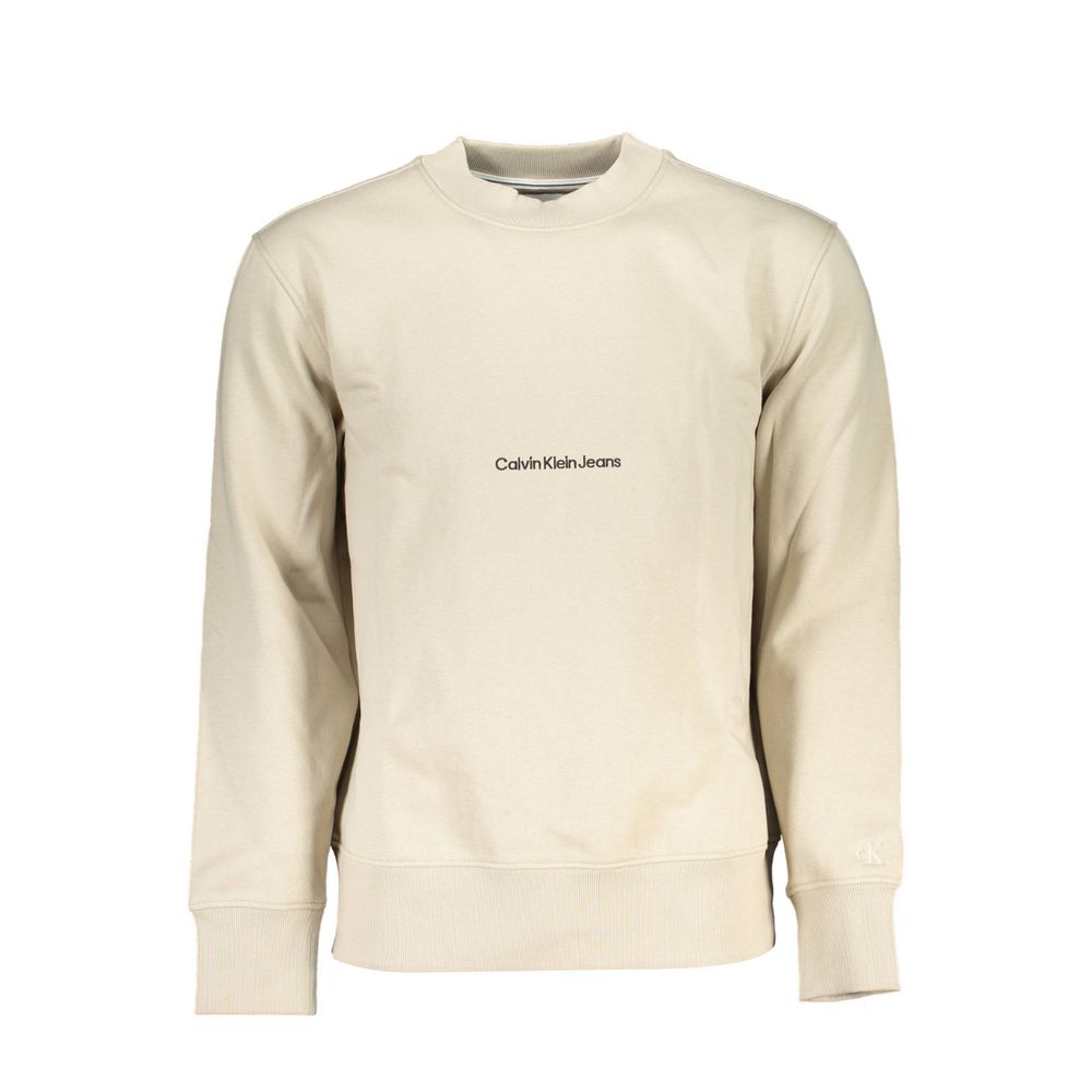 Calvin Klein Beige Cotton Sweatshirt