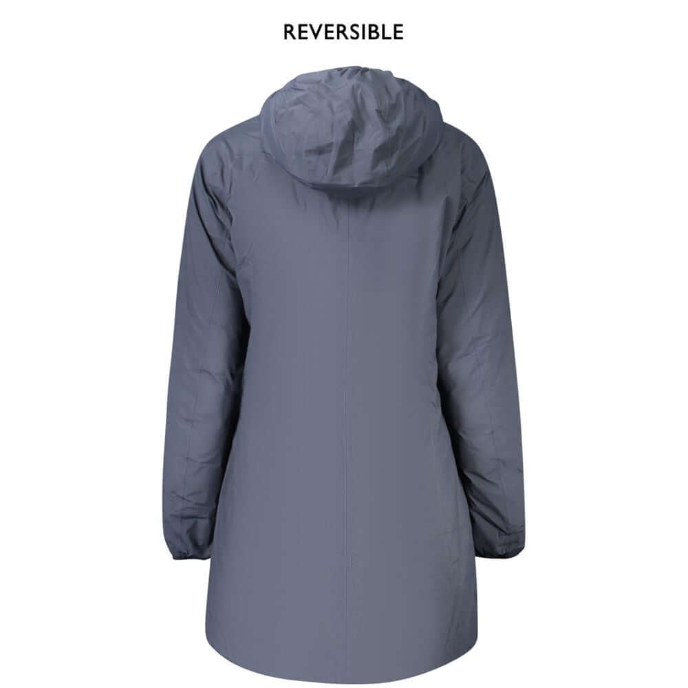 K-WAY Blue Polyester Jackets & Coat