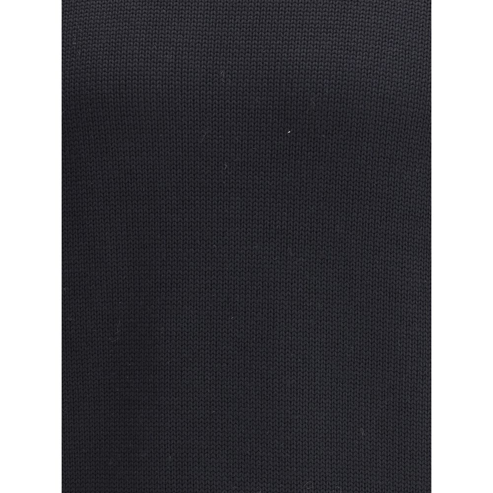 Roberto Collina Black Merino Wool Turtleneck