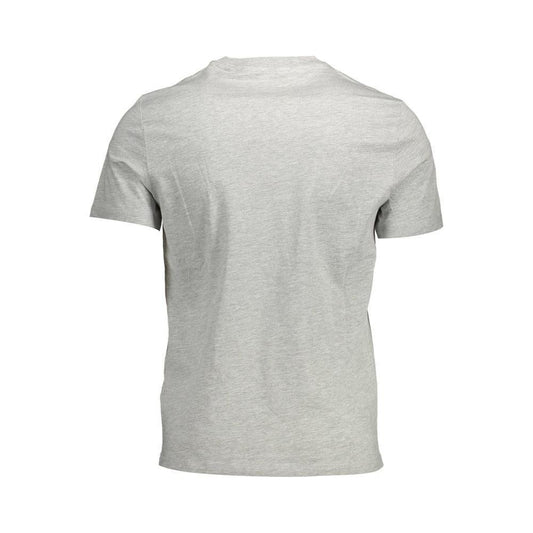 Guess Jeans Gray Cotton Men T-Shirt