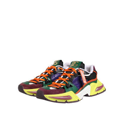 Dolce & Gabbana Multicolor Airmaster Men Sneaker Shoes