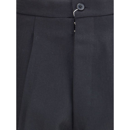 Margiela Black Wool Dress Pants