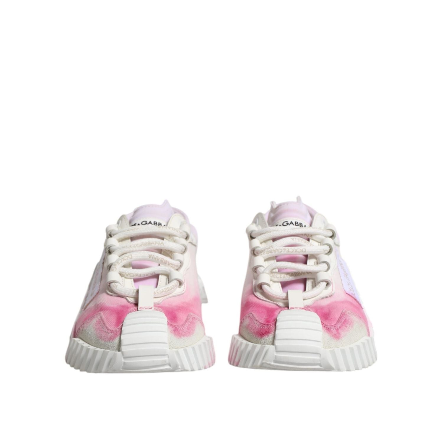 Dolce & Gabbana White NS1 Lace Up Low Top Sneakers Shoes