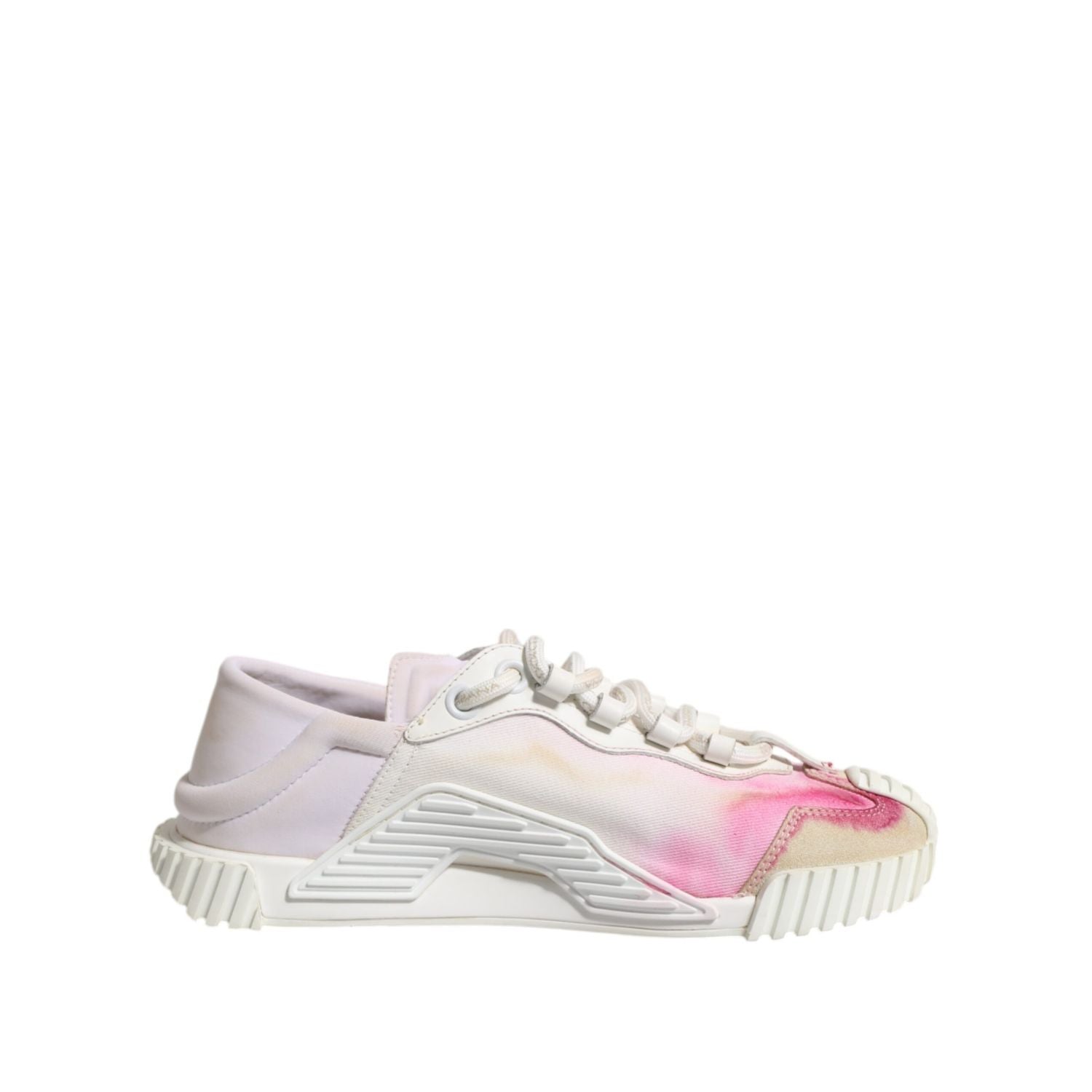 Dolce & Gabbana White NS1 Lace Up Low Top Sneakers Shoes