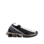 Dolce & Gabbana Black Sorrento Slip On Low Top Sneakers Shoes