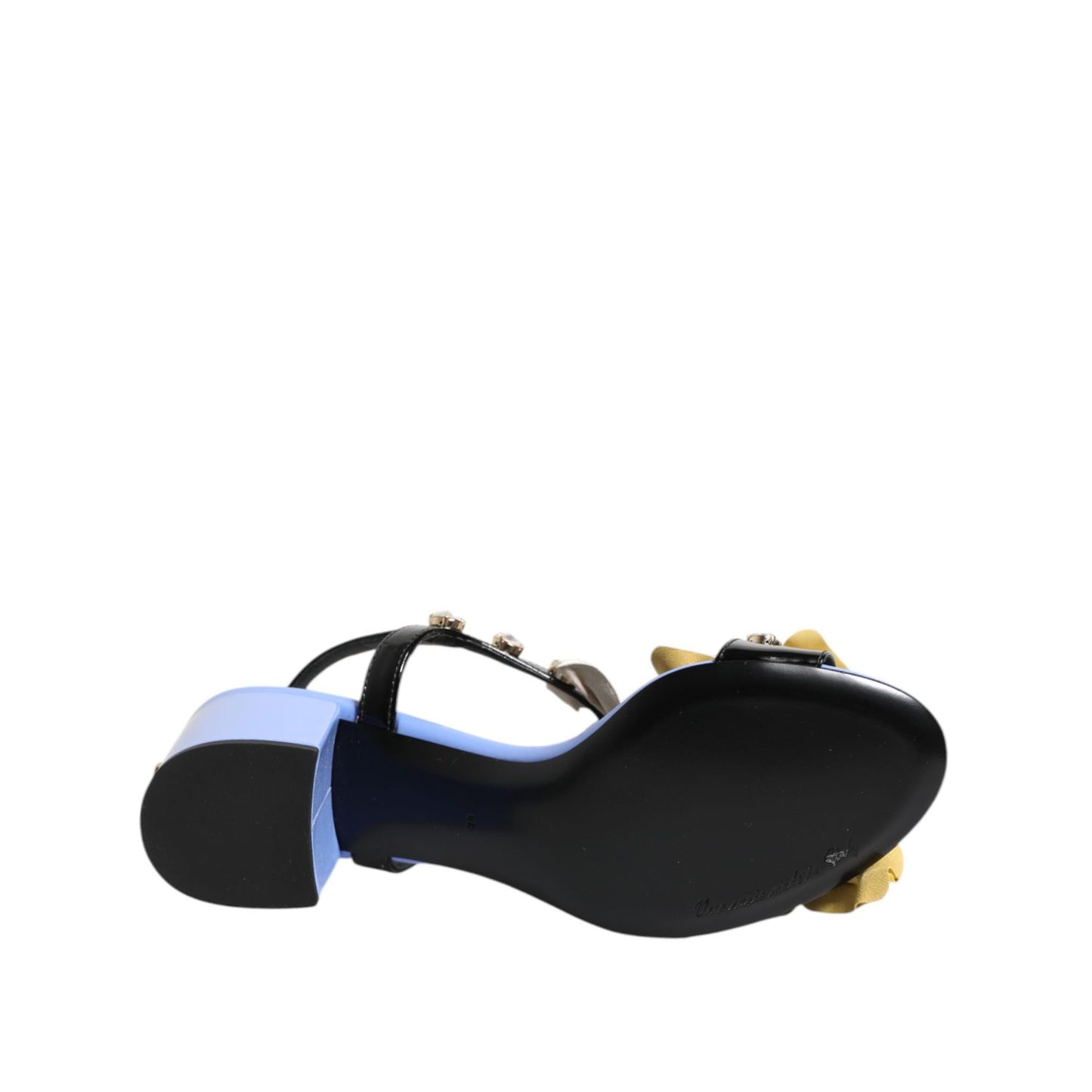 Dolce & Gabbana Multicolor Floral Crystal KEIRA Sandals Shoes