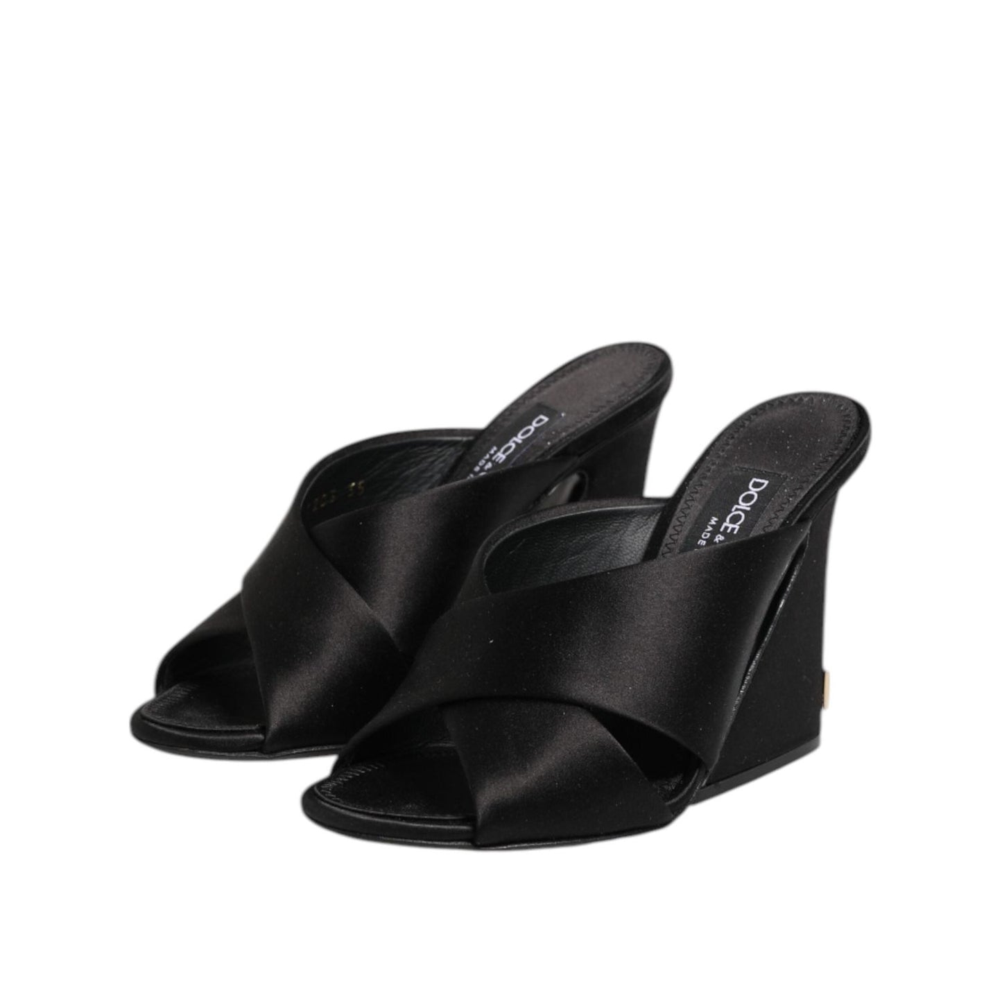 Dolce & Gabbana Black Keira Baroque High Heel Sandals Shoes