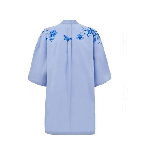 Gucci Blue Cotton Shirt